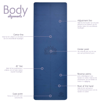 Yogamat Lotus Nightblue | Lightblue